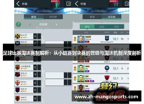 足球比赛淘汰赛制解析：从小组赛到决赛的晋级与淘汰机制深度剖析